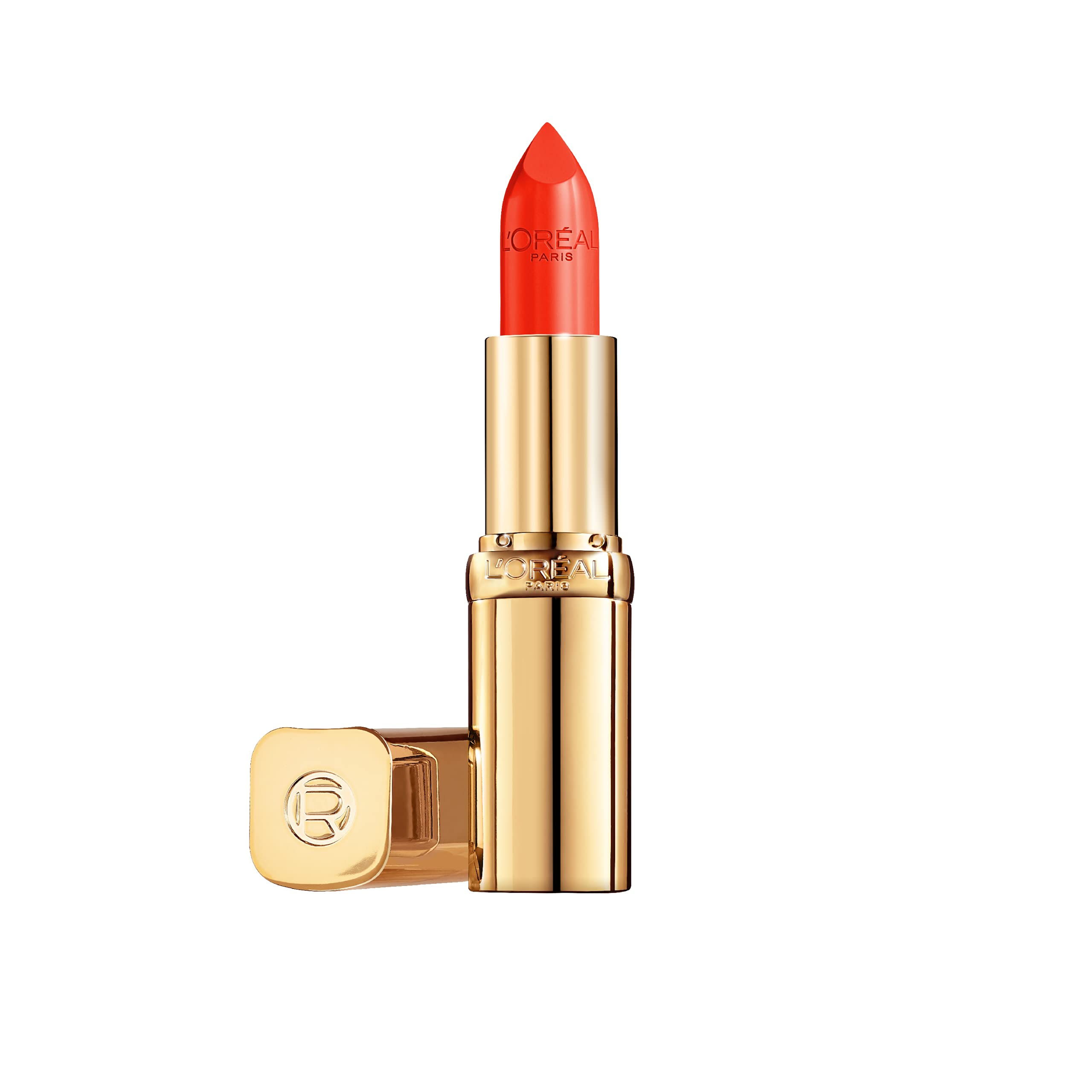 L'Oréal Paris Color Riche Satin Smooth Lipstick, Moisturising Pure Pigment Lip Colour, With Omega 3 & Vitamin E, 146 Orange Avenue — image 1