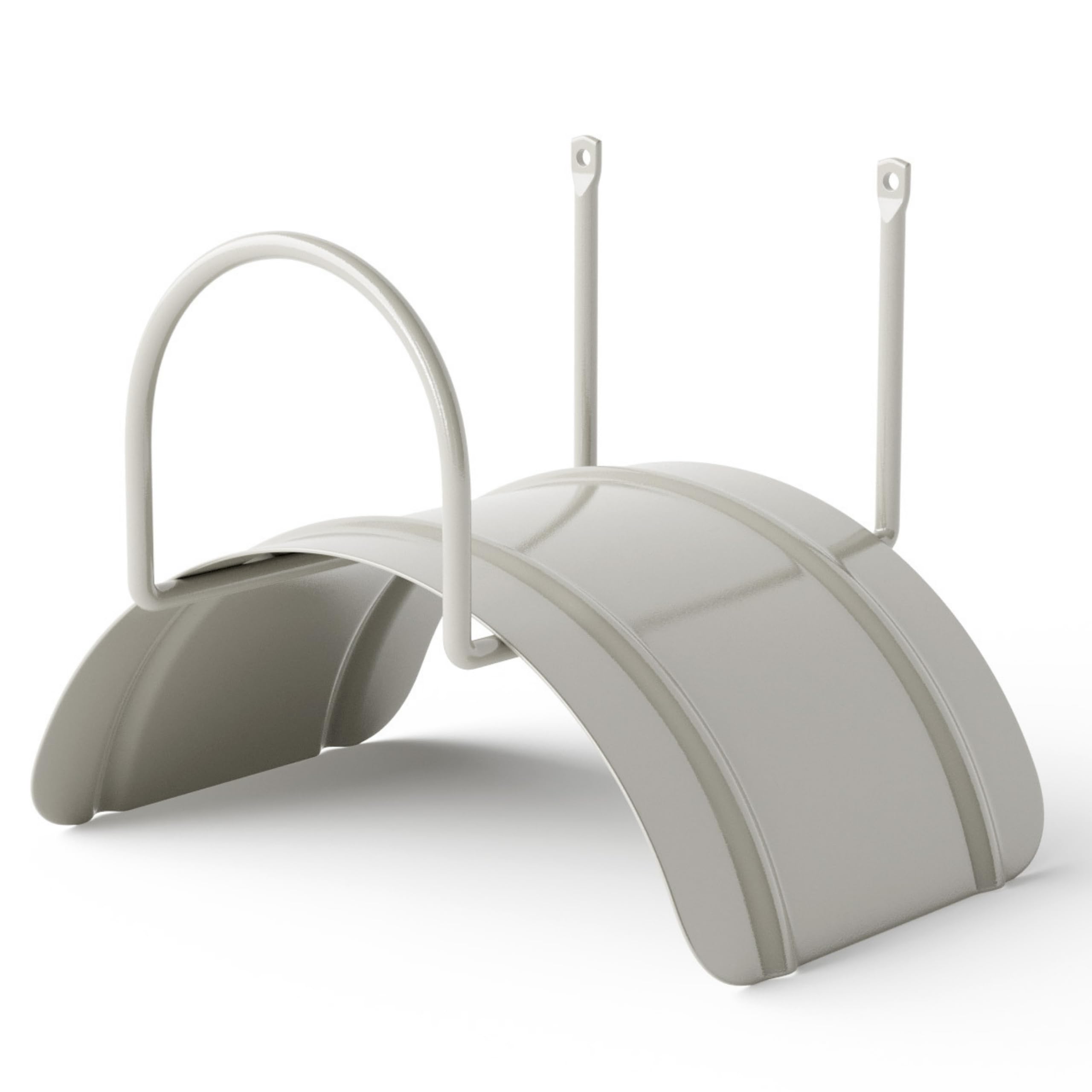 LIVLIG Hose Holder wall, Garden Hose Hanger Made of Steel, Hose Holder for Garden Hoses 1/2” up to 30m, Color: Greige