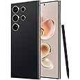 soyizpo I24 Ultra Unlocked Smartphone,6GB+256GB Built in Pen with128GB Memory Card Cell Phone Android 13, 6.8" HD Screen Unlocked Cell Phone, 6800mAh, 48MP+108MP Dual Camera/Fingerprint Lock (Black)
