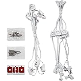 ASAHOM S1080 8.2ft Extension Light String with 6 LEDs and 6pcs of 1.38ft Extension Lights with 1 LED S1080 AI RGBCW Permanent Outdoor Light, White