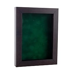 11x14 Shadow Box Frame Brown Walnut Wood | with a
