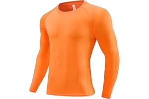 Teen Boys Compression Shirts Youth Long Sleeve Quick Dry Athletic Performance Undershirt Football Rash Guard Training Clothes