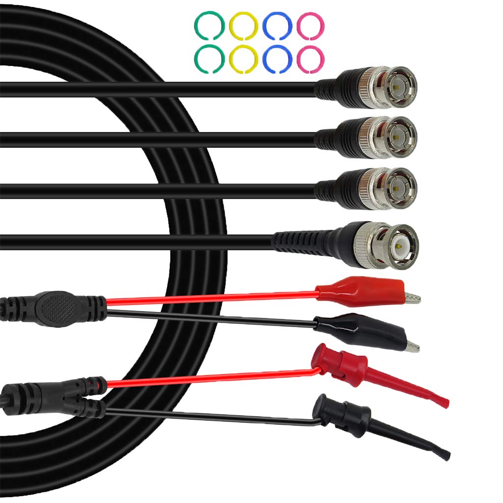 Street27 Cleqee P1260 Oscilloscope Test Leads Probes, BNC M to M, BNC