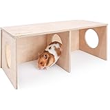 Niteangel Hamster Secret Peep Shed 2-Chamber Hideout & Tunnel Exploring Toys