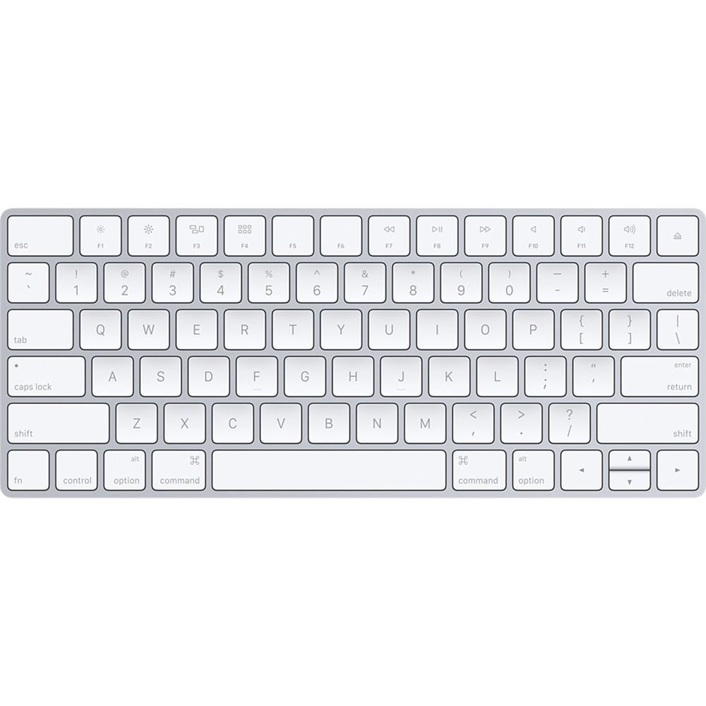 Photo 1 of Apple Magic Keyboard 2, (Wireless) Silver (QWERTY English) (Renewed)