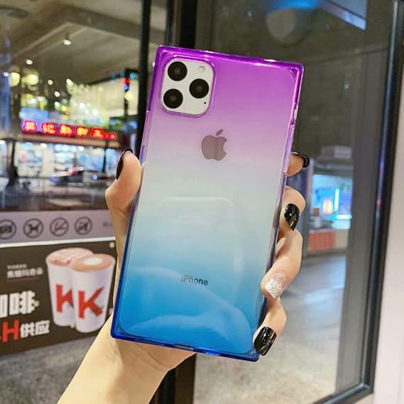 Amazon Com Iphone 11 Pro Case For Women Tzomsze Clear Square Case