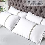 BedStory 4 Pack Standard Sleeping Pillows Hypoallergenic Dust Mmite Resistant view 7