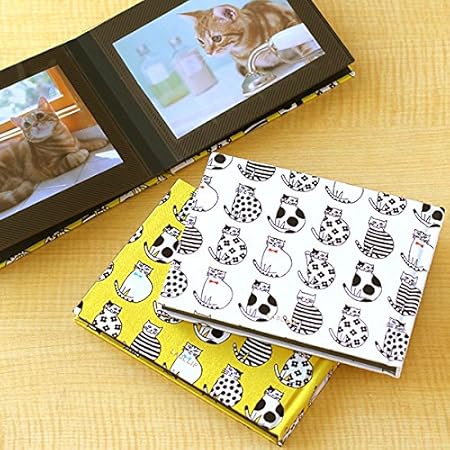 Amazon テキスタイルアルバム S 貼り付け式アルバム 黒台紙 291 全2色 おしゃれ 大人 かわいい 可愛い 思い出特集 イエロー 文房具 オフィス用品 文房具 オフィス用品