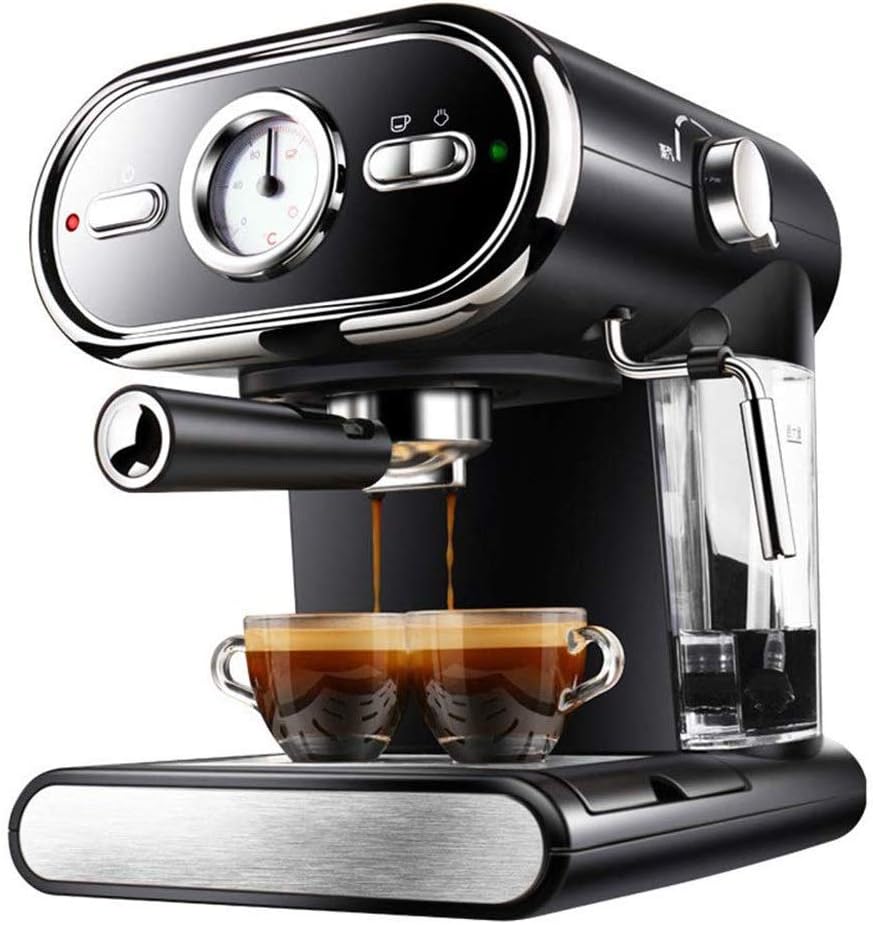 Espresso Machine,Espresso Coffee Maker, Espresso and Cappuccino Machine with Milk Frother,Espresso Maker Semi-Automatic Home Dual Temperature Control Pump Type Steam Type Milk Foam Coffee Machi