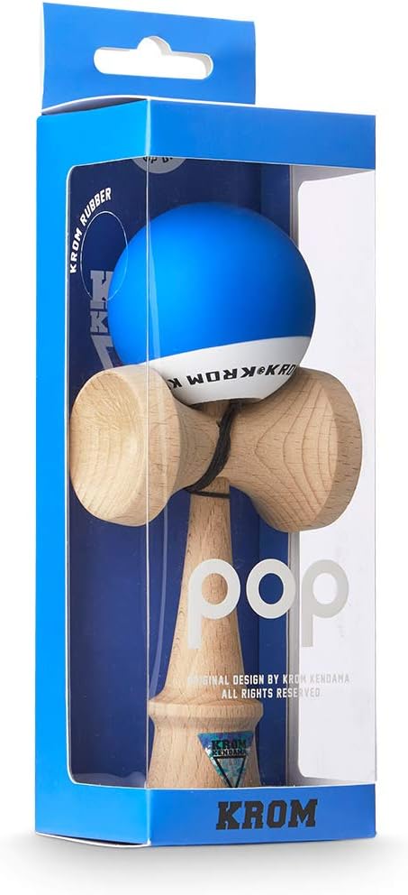 KROM Kendama Toy, Pop Dark Blue, Increased Cognitive Abilities, Improves Balance, Reflexes and Creativity - Image 5