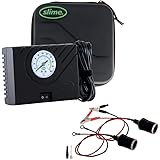 Slime 40061 Power Sport Tire Inflator, Perfect for Motorcycles, ATVs/UTVs, Off-Road Vehicles and Compact Cars