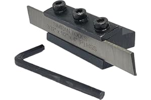 BLUEFOX TOOLS - PARTING TOOL CUT OFF HOLDER 10 MM Shank With HSS Blade 3/32" X 1/2" X 4" | Precision Tool | Steel Product | Rust Free | Included Parting Blade