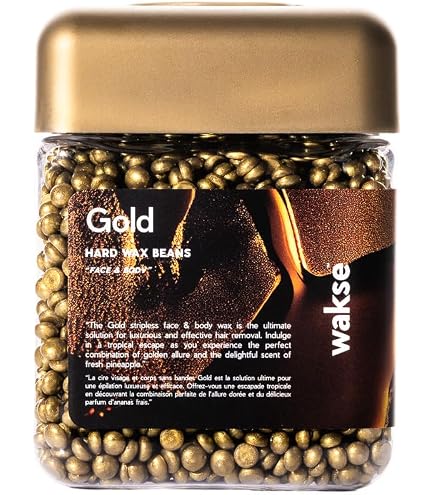 Amazon.com : wakse Mini Gold Hard Wax Beans (4.8 Oz) : Beauty