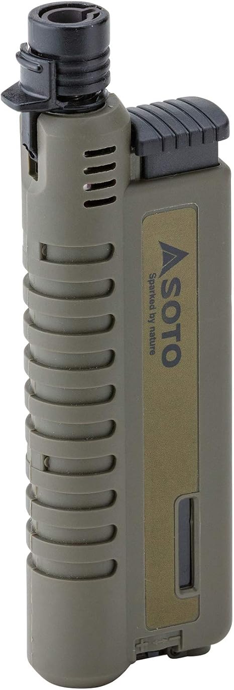 Amazon ソト Soto スライドガストーチ アーミーグリーン St 480ag ソト Soto トーチ 火起こし
