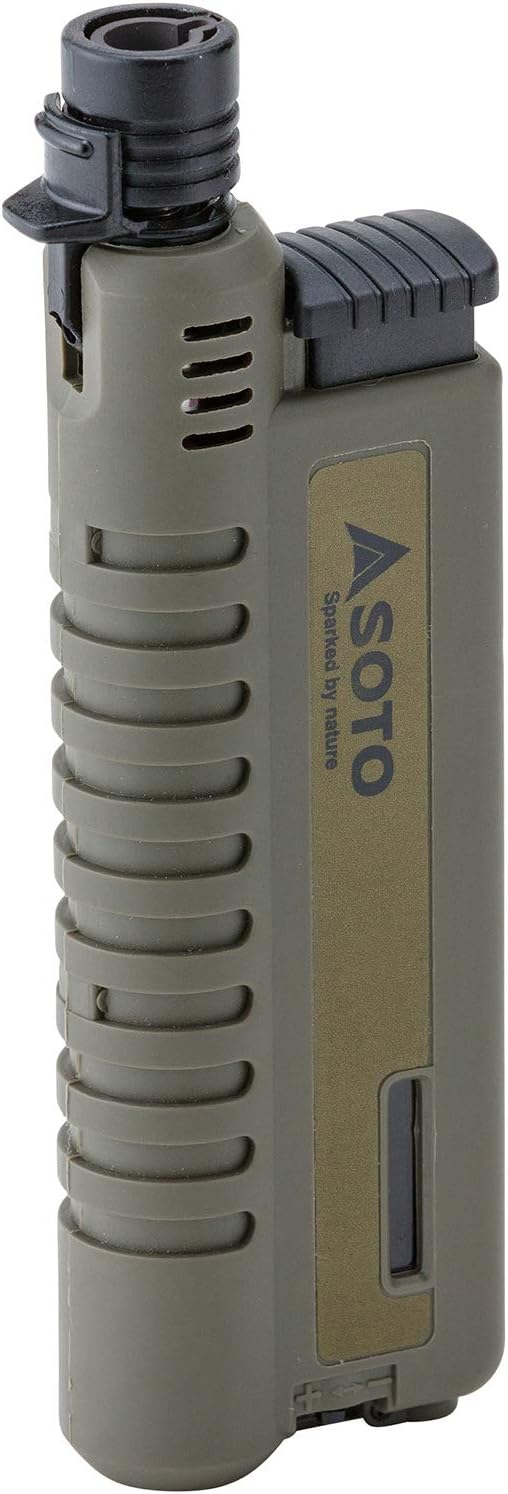 Amazon ソト Soto スライドガストーチ アーミーグリーン St 480ag ソト Soto トーチ 火起こし