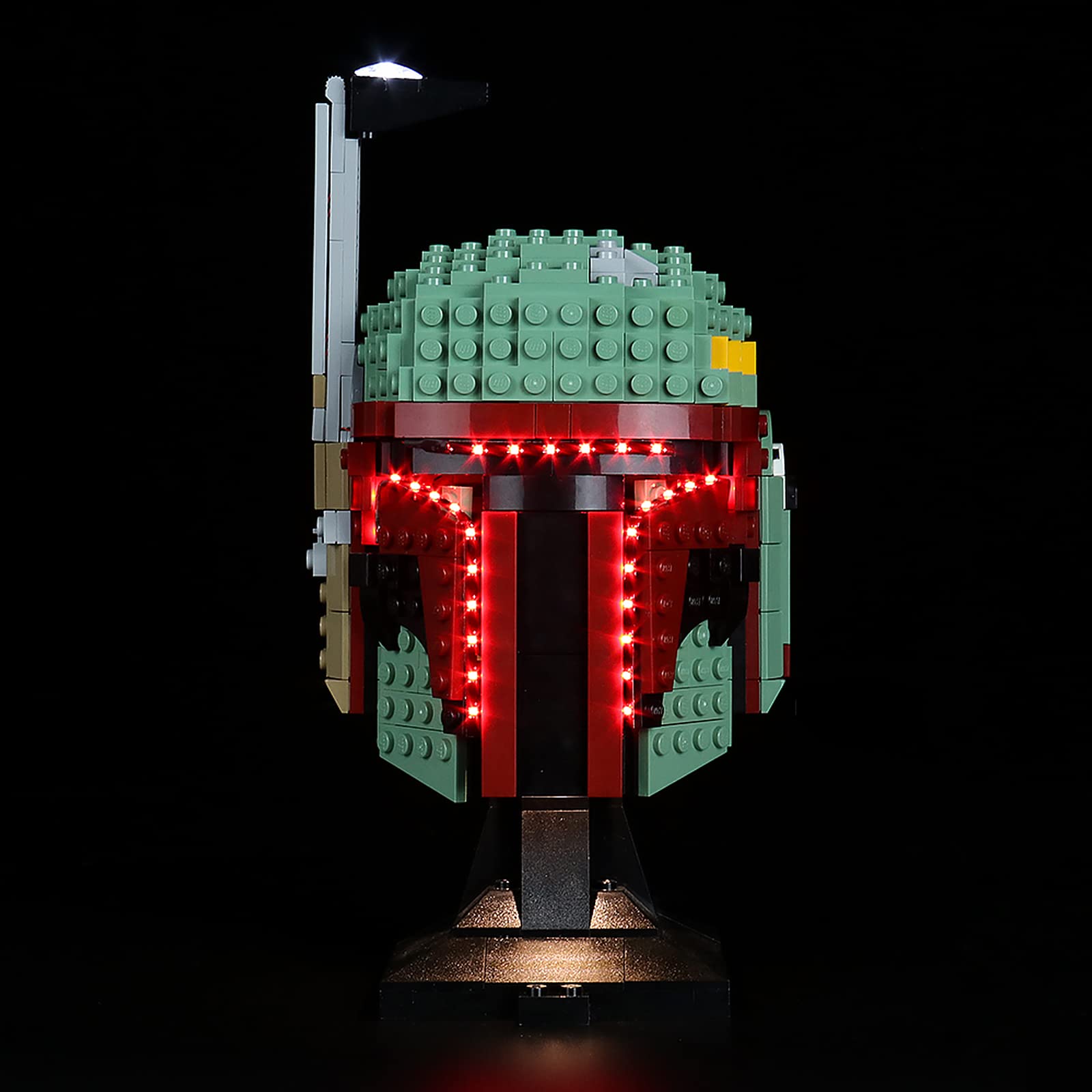 LED Light Kit for Boba Fett Helmet, Decoration Lighting Set for 75277 Boba Fett Helmet - Not Include Lego Models, Just Light Set — image 1