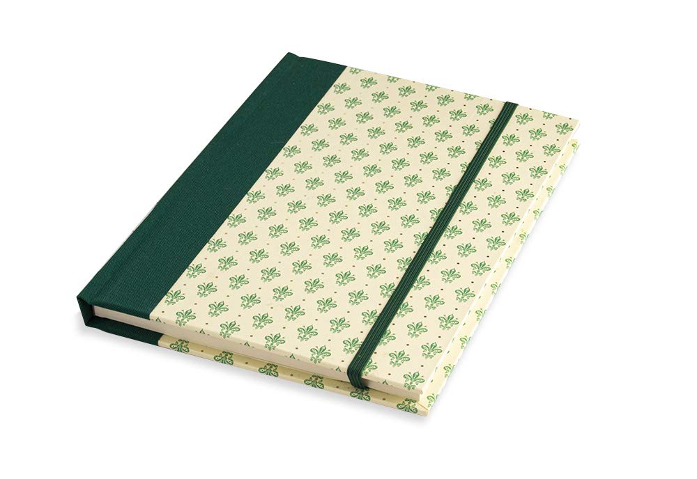 Notebook with Elastic cm 15x21, 70 Sheets Striped