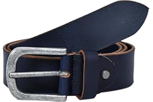 Genuine Full Grain Leather Belt for Men Comfort Fit Men’s Leather Belt with Premium Finish for Casual and Formal Style