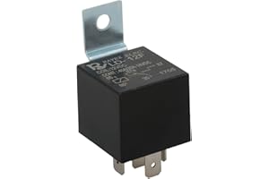 Rayex LD-12F-R Plastic Enclosed-Style Relay, Spdt, 12V, 40A, 87 Ohms Coil, 5 Pin, 1.10" Width, 1.10" Length (Pack of 2)