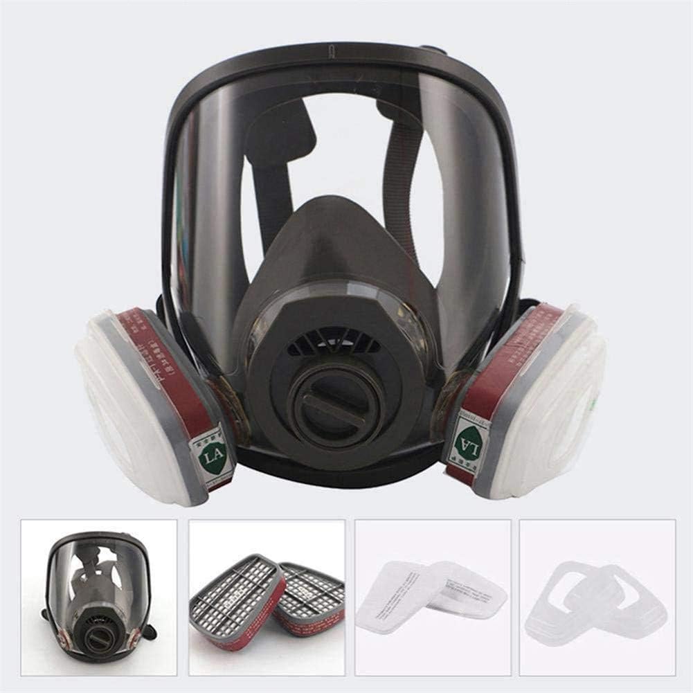 Head Mask Full Face Ventilator Biochemical (Respirator Canister) Gas-Proof, Special for Public Safety Protection, Head Ventilation