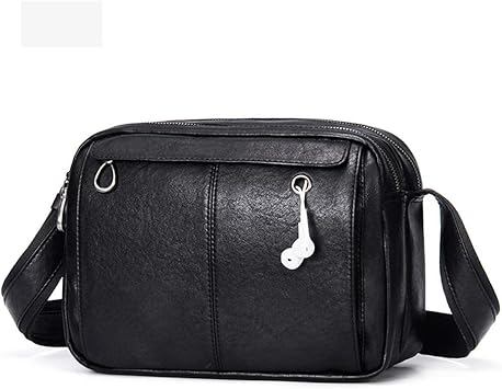 Amazon Co Jp Ny Close ショルダーバッグ メンズ メッセンジャーバッグ レトロファッションメンズバッグ ヘッドホンジャック付き スポーツとレジャーバッグ 男性 大人 子供用 バックパック キャンプ ハイキング 旅行 カラー ブラック スポーツ アウトドア