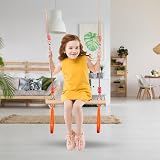 PELLOR Monkey Bars Trapeze Bar for Playground Swing Sets Orange view 7