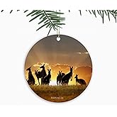 Australia Ornaments Christmas Ornament Kangaroos Xmas Tree Hanging Decor Keepsake Collectible Gift