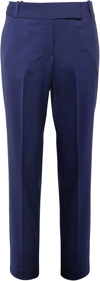 Brook Taverner Women's Genoa Trousers 2234-Business Officewear Formal Work Pants - New Mid Blue 