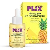 PLIX - THE PLANT FIX 2% Alpha Arbutin Pineapple Depigmentation Dewy Face Serum for Dark Spots for Unisex with 10% Niacinamide, 5% PHA for All Skin, 30ml (Pack of 1)