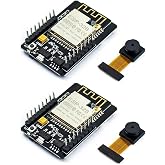 Hosyond 2Pcs ESP32-CAM Wireless WiFi+Bluetooth Development Board with OV Camera Module Compatible with Arduino