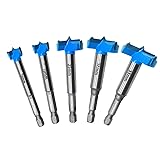 5PCS Forstner Drill Bits for Precise Woodworking