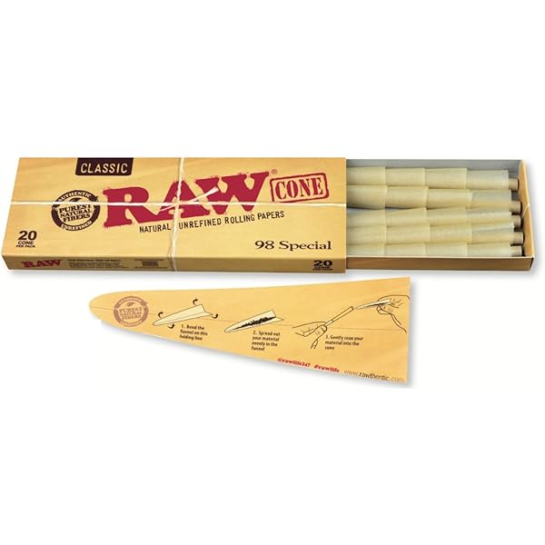 RAW Classic Cones King Size, Pre-rolled With RAW-Tip, 32 Cones Per Pa, 9,95 - Foto 10