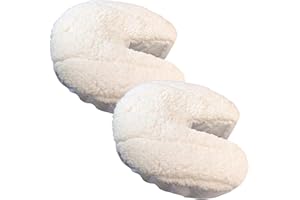 DECORFUNFUN 2 Pack Fleece Massage Table Face Cradle Covers – Soft & Comfortable Fabric, Fits Most Standard Face Rests – Enhan