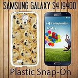 Mr Doge MEME Custom made Case/Cover/skin FOR Samsung Galaxy S4 -White- Plastic Snap On Case ( Ship From CA)