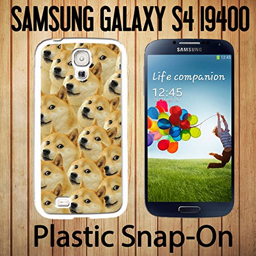 Mr Doge MEME Custom made Case/Cover/skin FOR Samsung Galaxy S4 -White- Plastic Snap On Case ( Ship From CA)