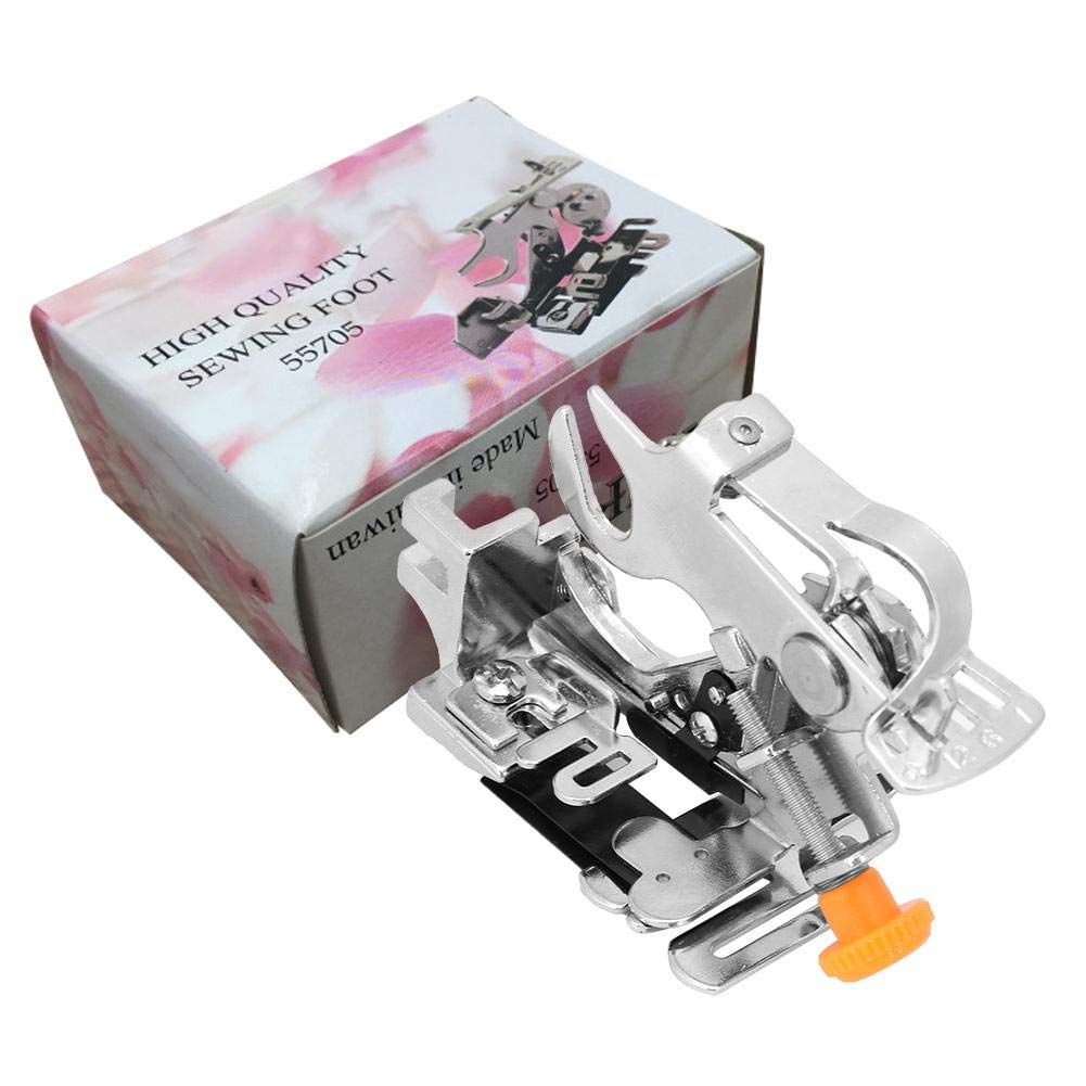 55075 Household Ruffler Presser Foot Sewing Machine Presser Foot Sewing Machine Low Shank Presser Foot with Lock Cylinder(Pink Box)