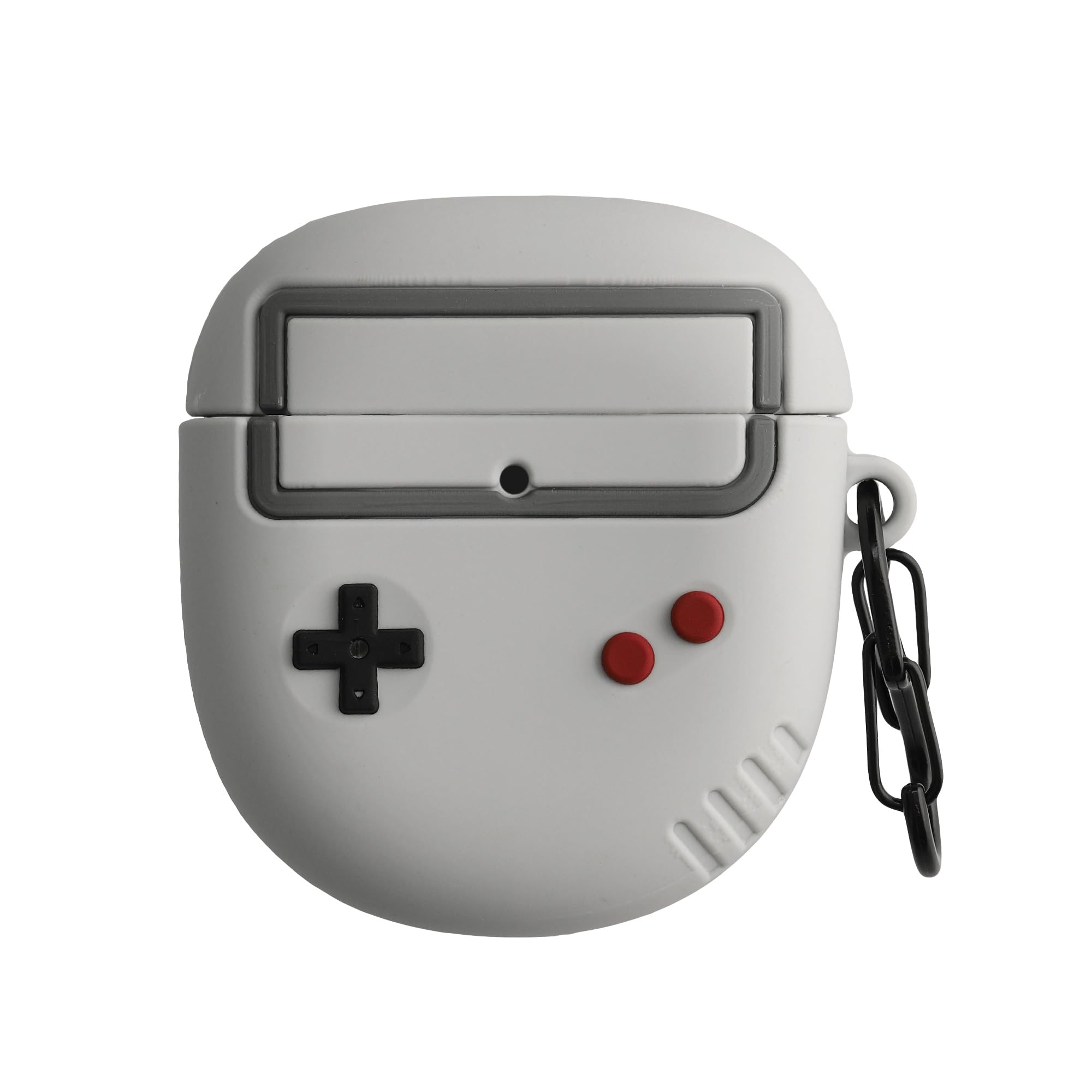 kwmobile Silicone Case Compatible with Bose QuietComfort Earbuds II Case Cover - Gameboy Grey