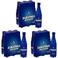 Saratoga Sparkling Water Bottles, 18-Pack - Carbonated Spring Bottled Water with Naturally Occurring Minerals & Electrolytes - Recycled PET Plastic Bottles - 16 Fl Oz