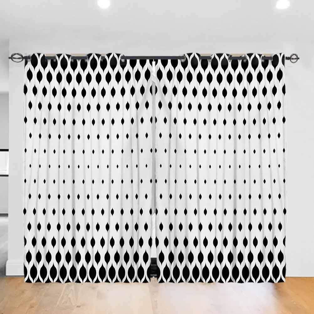 Damask Casual Textured Grommet Curtain Classical Antique