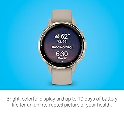 Garmin Venu 3S Soft Gold Stainless Steel Bezel