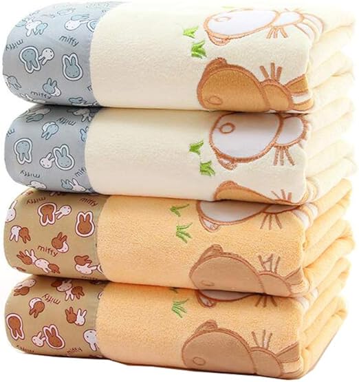 Amazon Beaukey バスタオル70 140マイクロファイバーダブルラビットバスタオルギフトセットタオル環境に優しい洗浄は脱毛できない イエロー 2枚 バスタオル ホーム キッチン オンライン通販