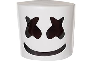InSpirit Designs Kids EL Wire Light-Up Marshmello Half Mask