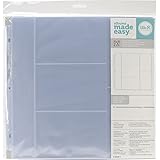 We R Memory Keepers 12 Inch x12 Inch 3-Ring Photo Sleeves (Single Pack)