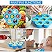 Voloop Silicone Egg Bites Molds and Steamer Rack Trivet with Silicone Handles Compatible with Instant Pot Accessories Instant Pot Accessories 6Qt or 8Qt Pressure Cooker, Freezer Accessory(3Pcs/Set)