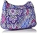 Vera Bradley Women's Cotton Little Crossbody Purse, Lilac Tapestry, One Size