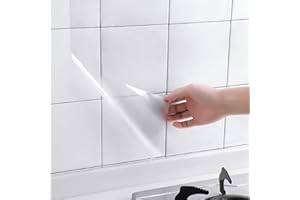 Clear Contact Paper Roll 17.7'' x 59'' Clear Glossy Self-Adhesive Film Cover Removable Protective Film Transparent Waterproof