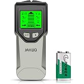 Stud Finder Wall Scanner - 5 in 1 Stud Finder Tool w/Smart Chip and HD LCD Display, Stud Detector Beam Finders for the Center and Edge of Wood AC Wire Metal Studs Joist Pipe (&lrm;&lrm;grayish)
