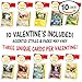 ColorBoxCrate Pokemon Valentines Day Cards for Kids School Classroom Exchange, Valentine I Choose You 10 Pack, New Pokemon Card Packs Party Favor Supplies, Creative and Cute HASSLE FREE Pre Assembled Gift Idea