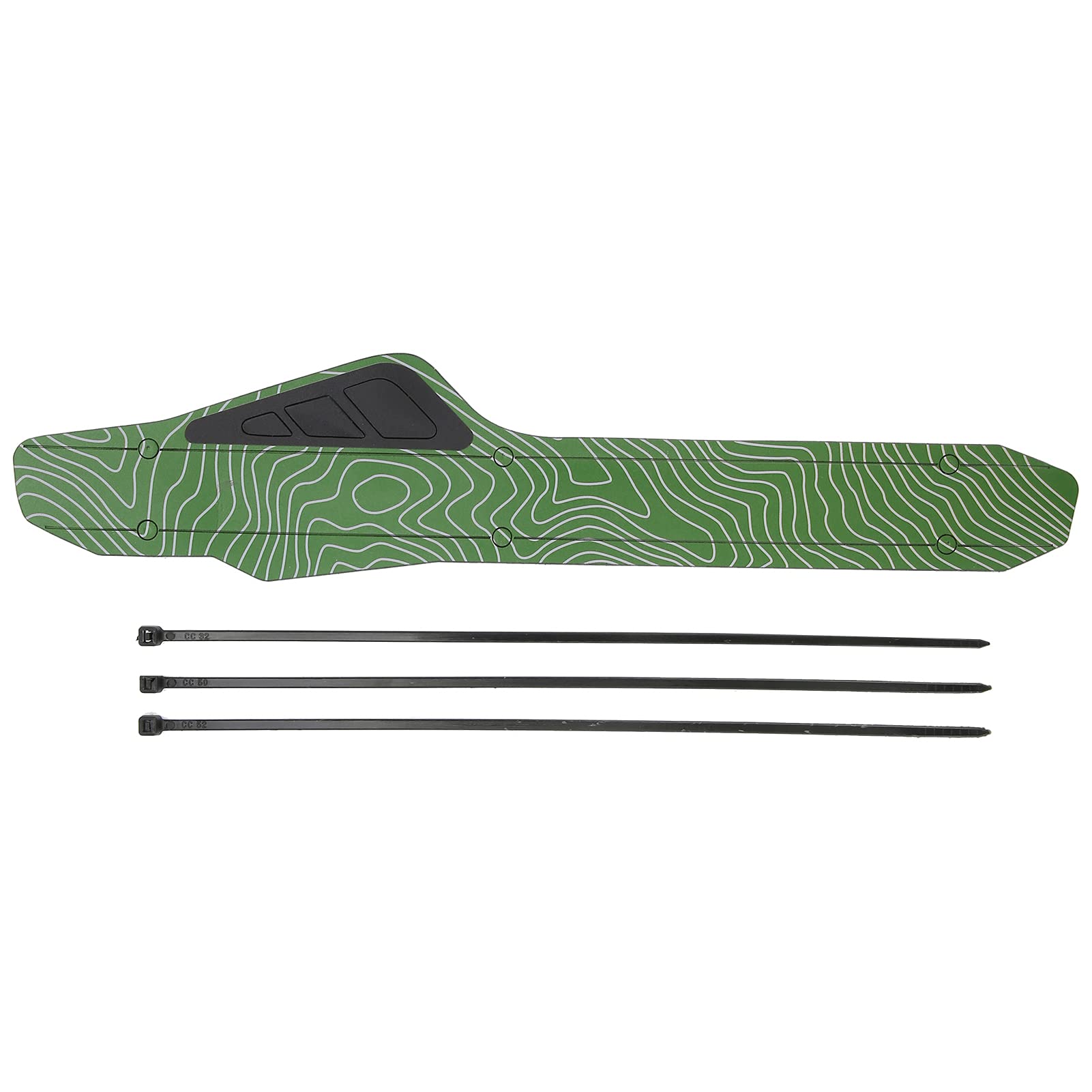 FOLOSAFENAR Bike Frame Chain Guard Pad, High Toughness Chainstay Protector with Environmentally Friendly PP Material for Mountain Bikes(green)