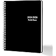 TREES Monthly Planner 2024-2026, Calendar Planner 7.4"x9.4" Time Management Personal Organizer with Monthly Goals, To-Do List, Habit Tracker, 24 Months for Planning